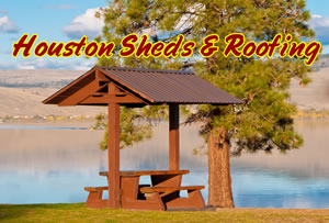 picnic tables covered roof