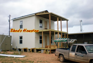 two story office building built on-site